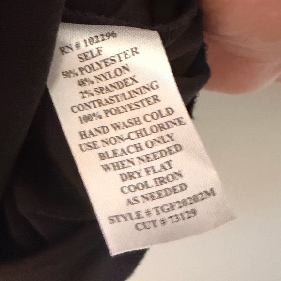 Connected Apparel Black Sequin Dress with Flared Sheer Sleeves Size 16 - Picture 13 of 16